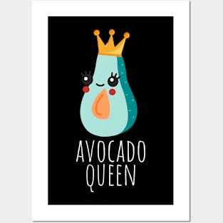 Avocado Queen Cute Posters and Art